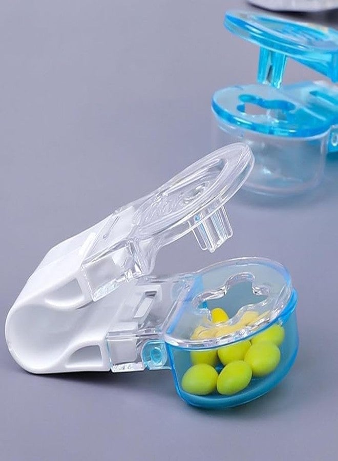 Istara Portable Pill Taker Remover, Blister Pack Opener Popper Assistance No Contact Easy to Take Out Portable Travel Tablet Dispenser Pills Extractor Tool for Elderly, Disabled - Image 1